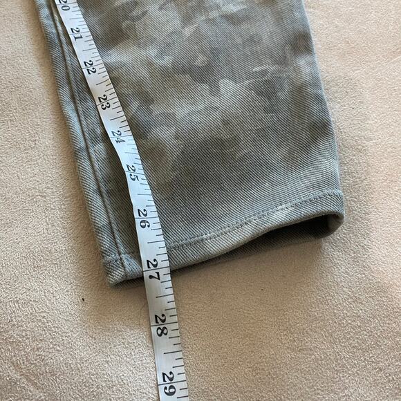 Spanx Camo Jean-ish Ankle Leggings Style 20018R Size 1X EUC Slimming Faux Pocket - Picture 10 of 10